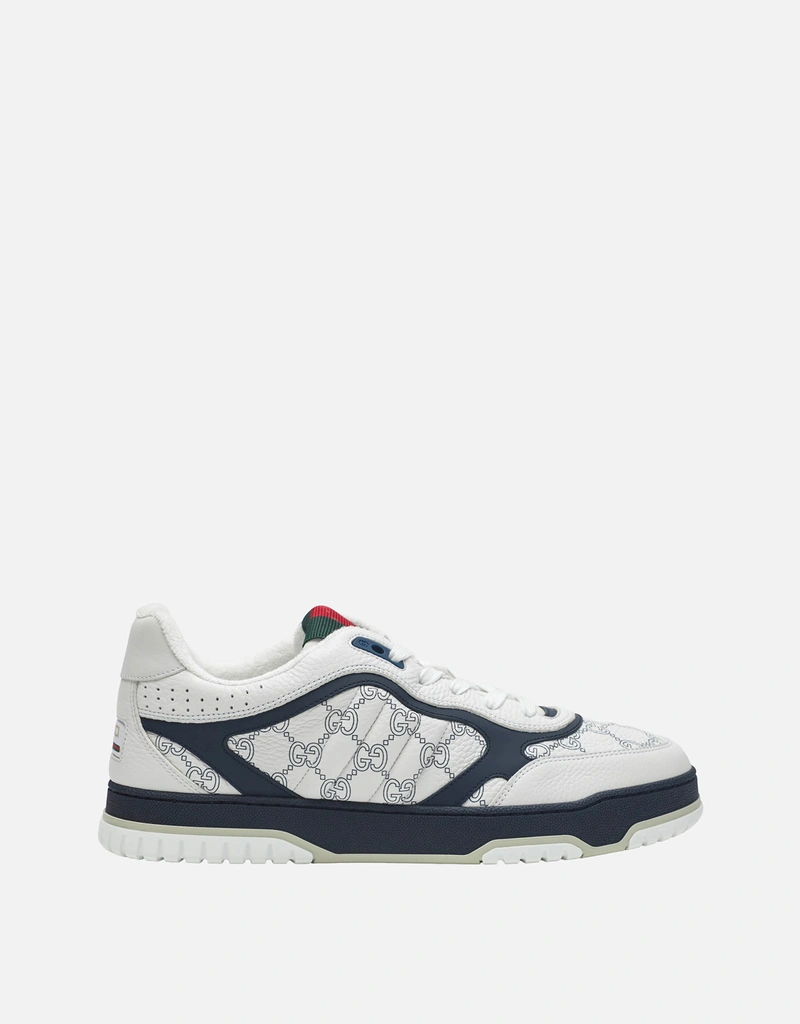 Gucci メンズ Re-Web レザー スニーカー () IFCHIC.COM