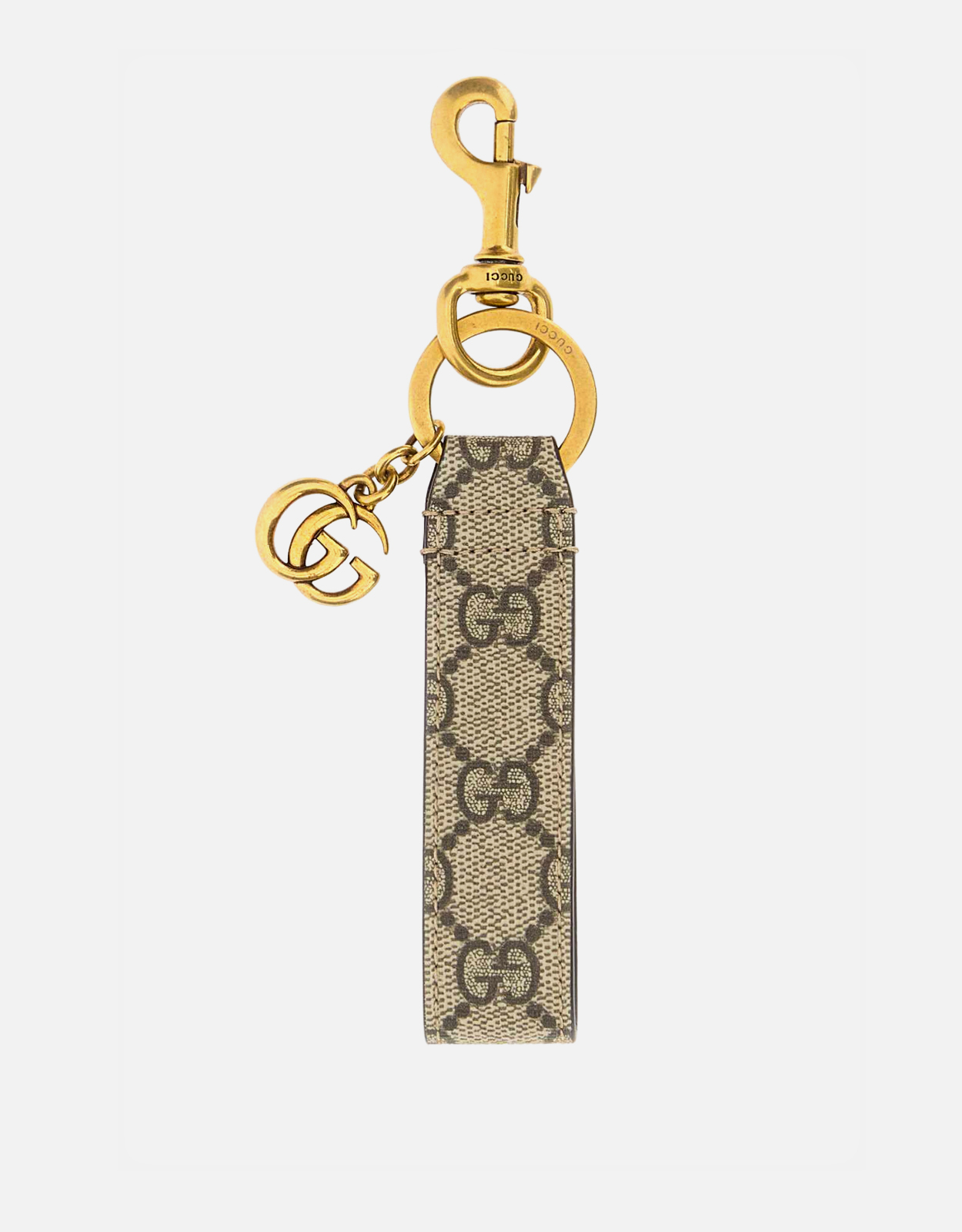 Gucci メンズ Ophidia プリントキャンバス キーリング () IFCHIC.COM