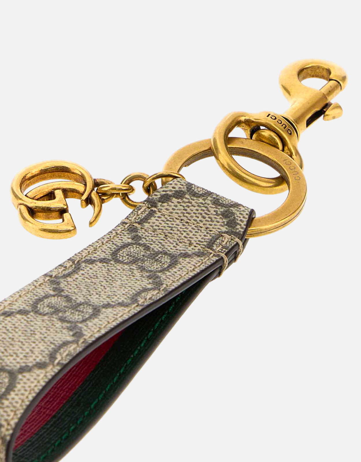 GUCCIキーリング Gucci メンズ Ophidia プリントキャンバス キーリング () IFCHIC.COM