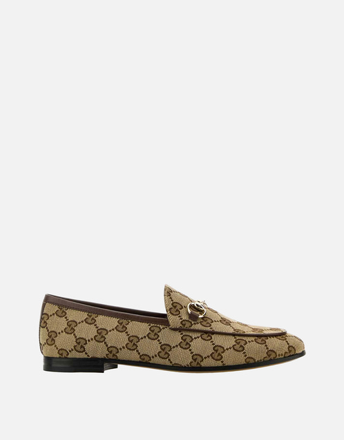 Gucci レディース Jordaan ファブリック ホースビット フラット