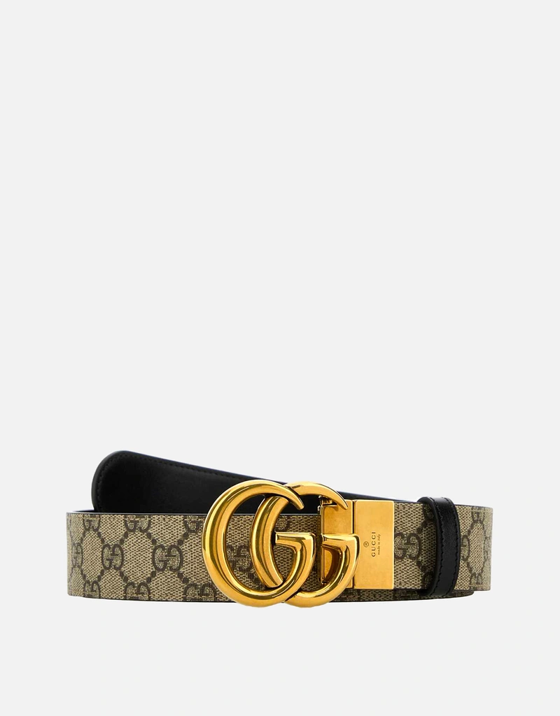 Gucci リバーシブルGGスプリームカーフレザーベルト () IFCHIC.COM
