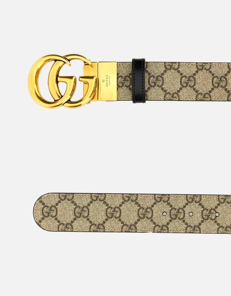 Gucci リバーシブルGGスプリームカーフレザーベルト () IFCHIC.COM
