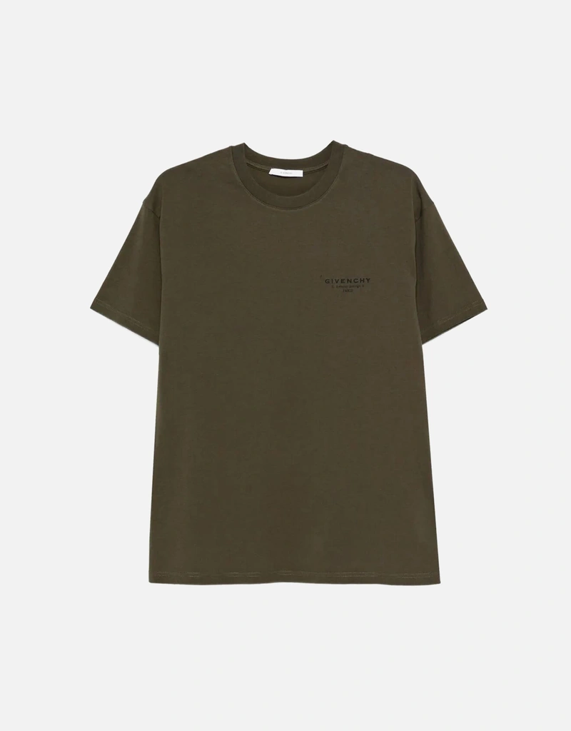 Givenchy メンズコットンTシャツ スタンププリント付き (トップス&T Givenchy メンズコットンTシャツ スタンププリント付き (トップス&T