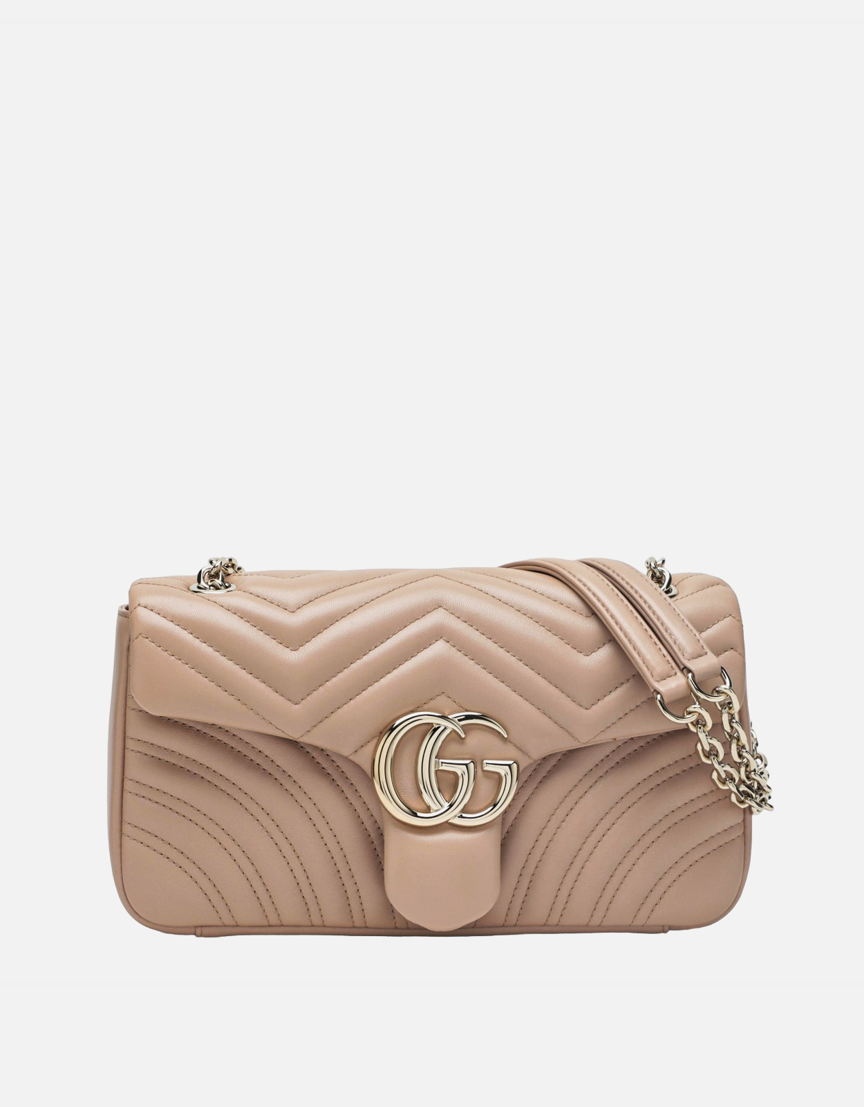 Gucci GGマーモントミディアムナッパレザーショルダーバッグ (すべての