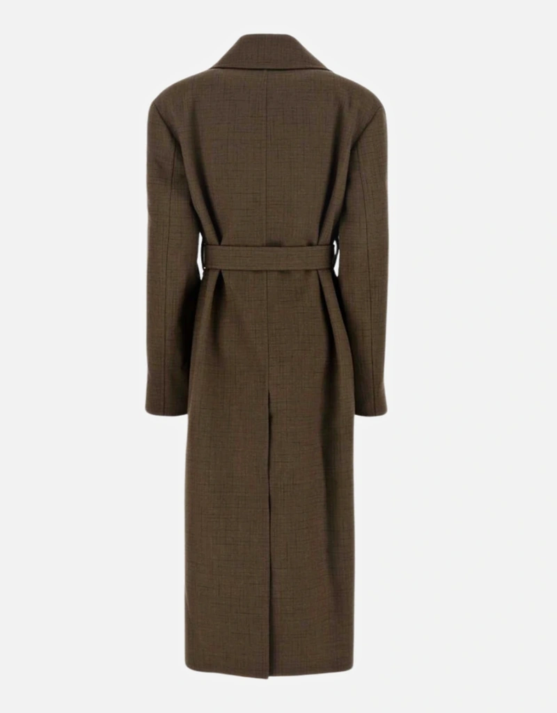 Jil Sander 刺繍入りウールブレンドコート () IFCHIC.COM
