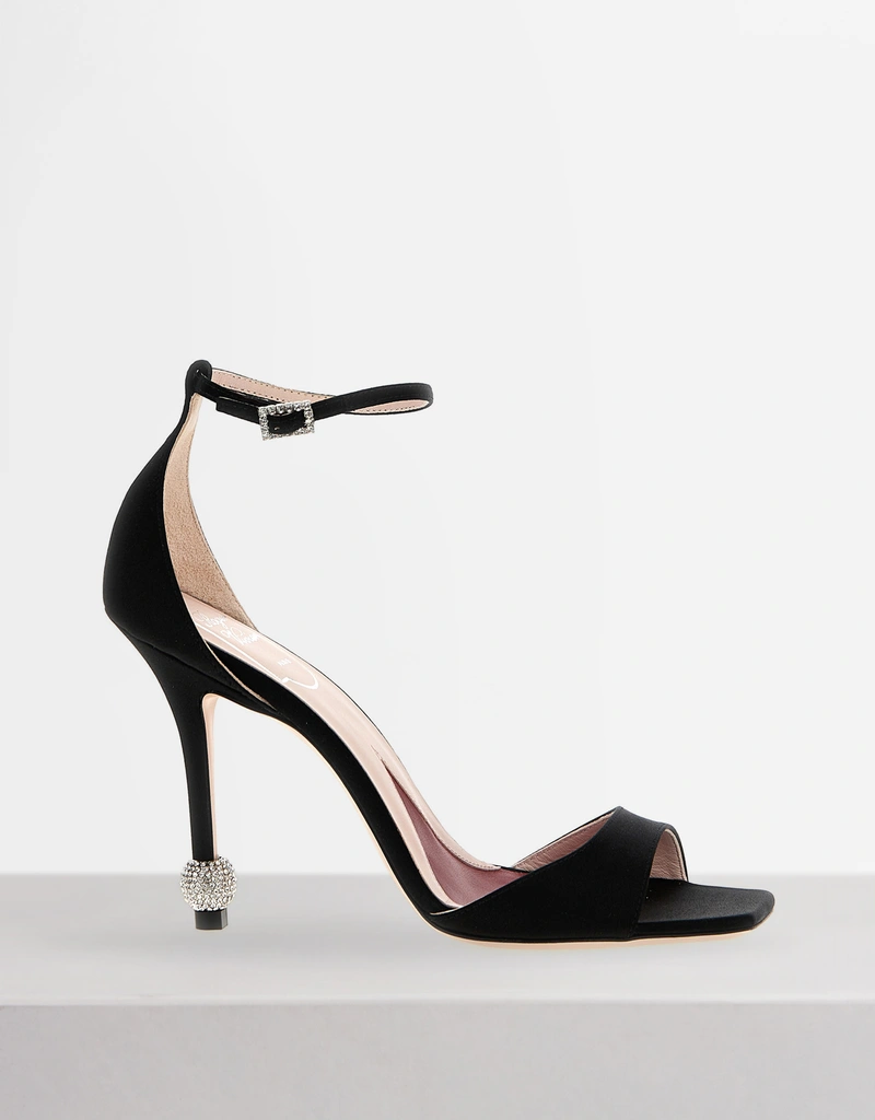 Roger Vivier Marlene Satin High-Heeled Sandals () IFCHIC.COM