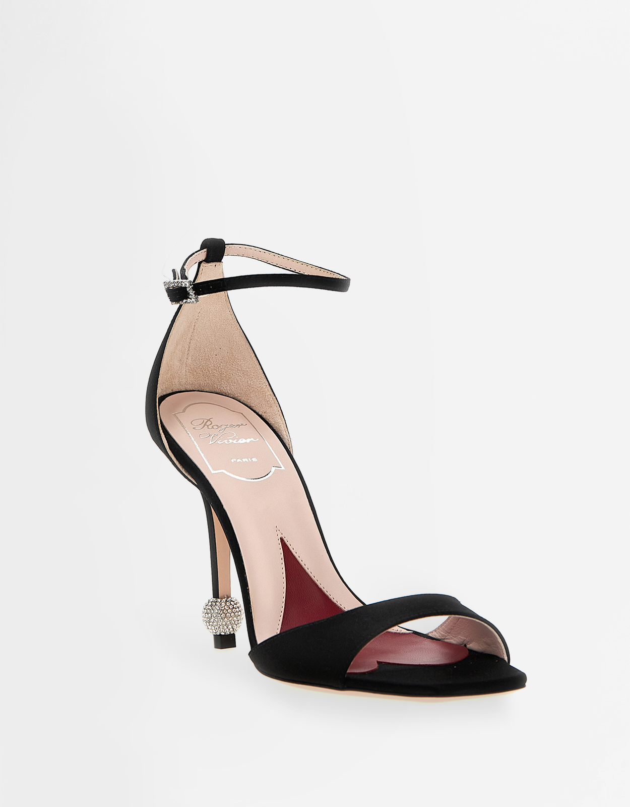 Roger Vivier Marlene Satin High-Heeled Sandals () IFCHIC.COM