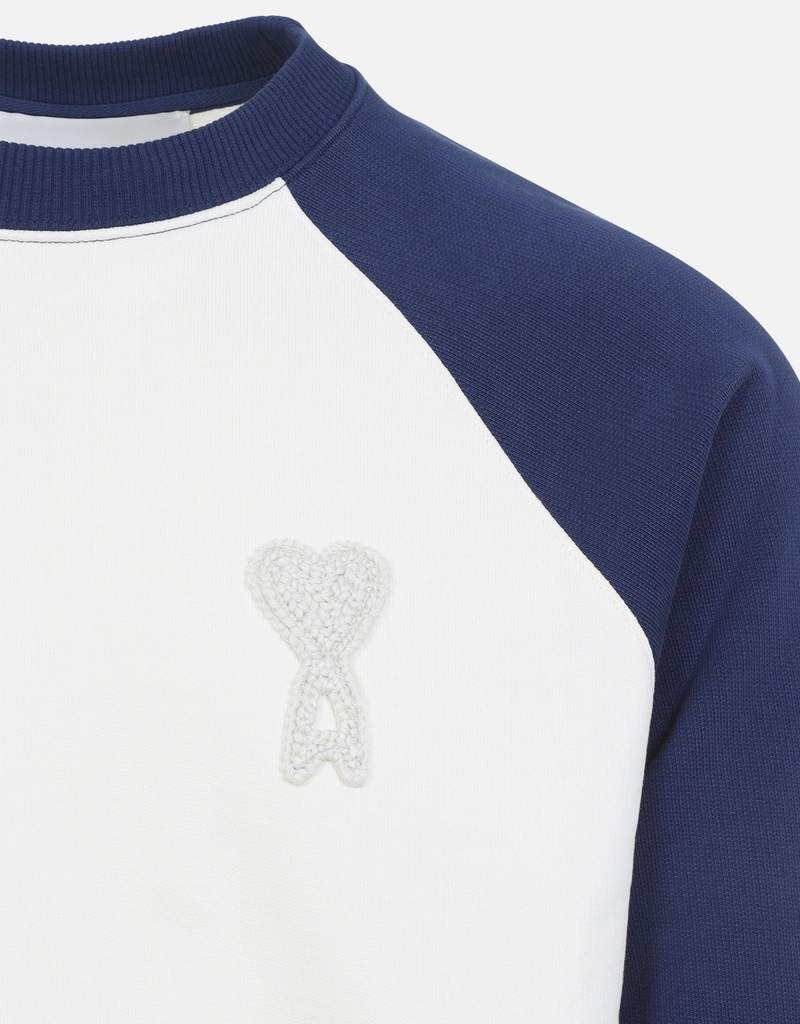 AMI Paris メンズ Ami De Coeur コットンニット ボクシーフィット