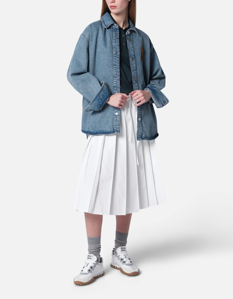 AMI Paris ユニセックスアミドクールインディゴユーズドエフェクト