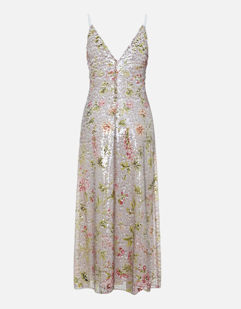Alberta Ferretti Evening Dress With Floral Sequins (All New In) IFCHIC.COM