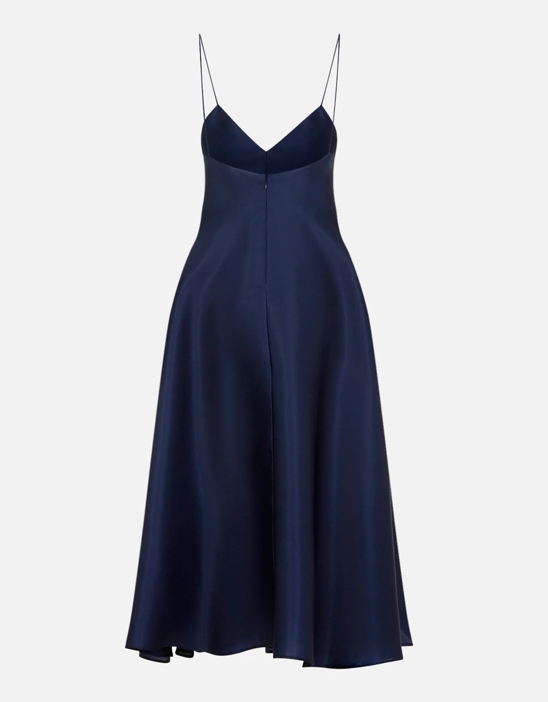 Alberta Ferretti Triple Organza Midi Silk Dress - IT 38 Alberta Ferretti Triple Organza Midi Silk Dress - IT 38