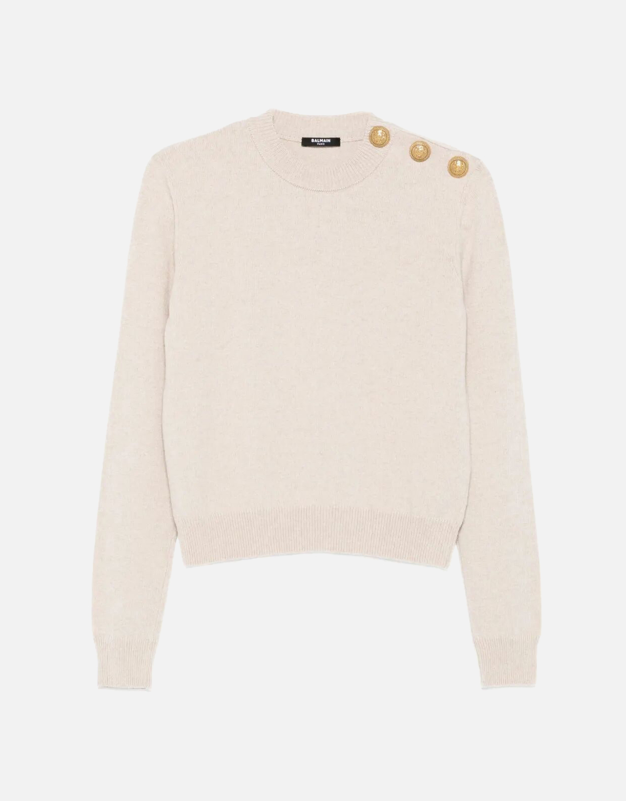 Balmain ボタン付きエコカシミヤセーター (すべての新品) IFCHIC.COM