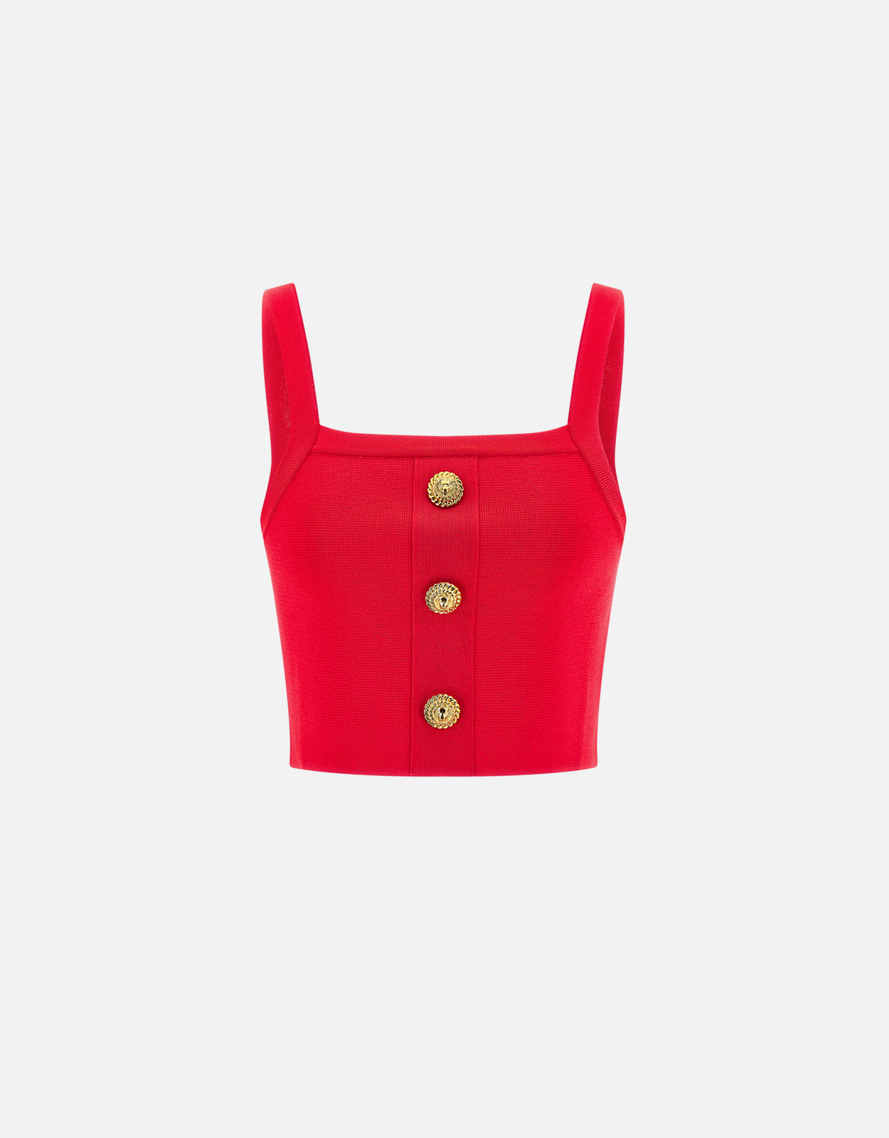 Balmain ニットボタン付きブラレットトップ (すべての新品) IFCHIC.COM