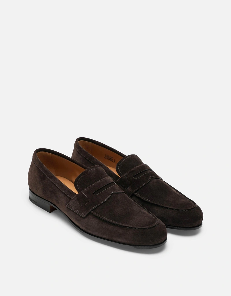 Church's メンズ ブラウンスエードローファー () IFCHIC.COM
