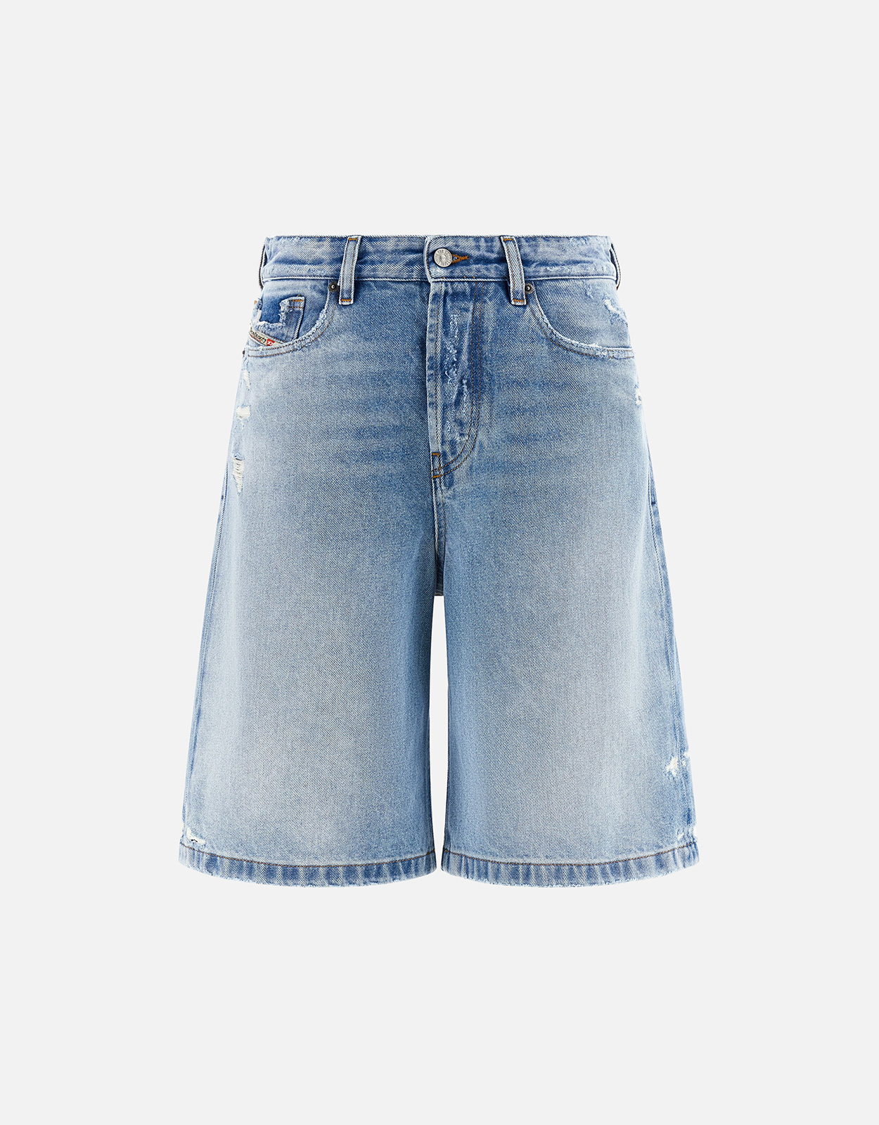 Diesel De-Sire-Short Cotton Relaxed Fit Knee-Length Shorts (All