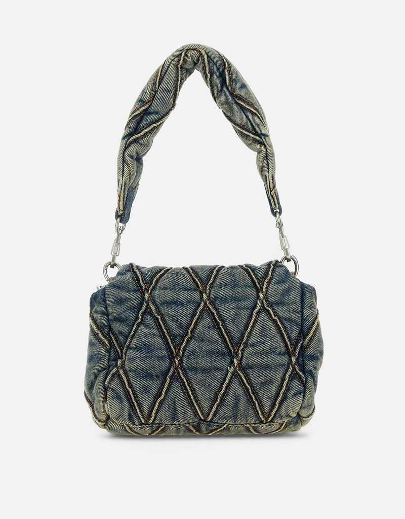 Diesel キルティングデニム小型ショルダーバッグ () IFCHIC.COM