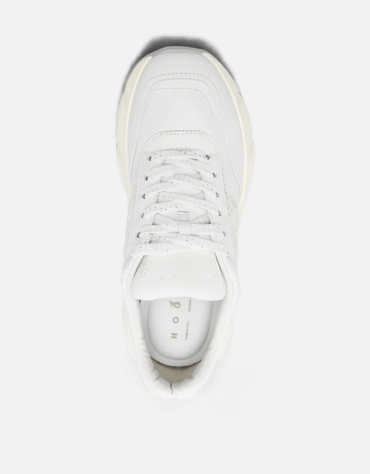 Hogan スムースレザースニーカー グリッタードH付き (すべての新品