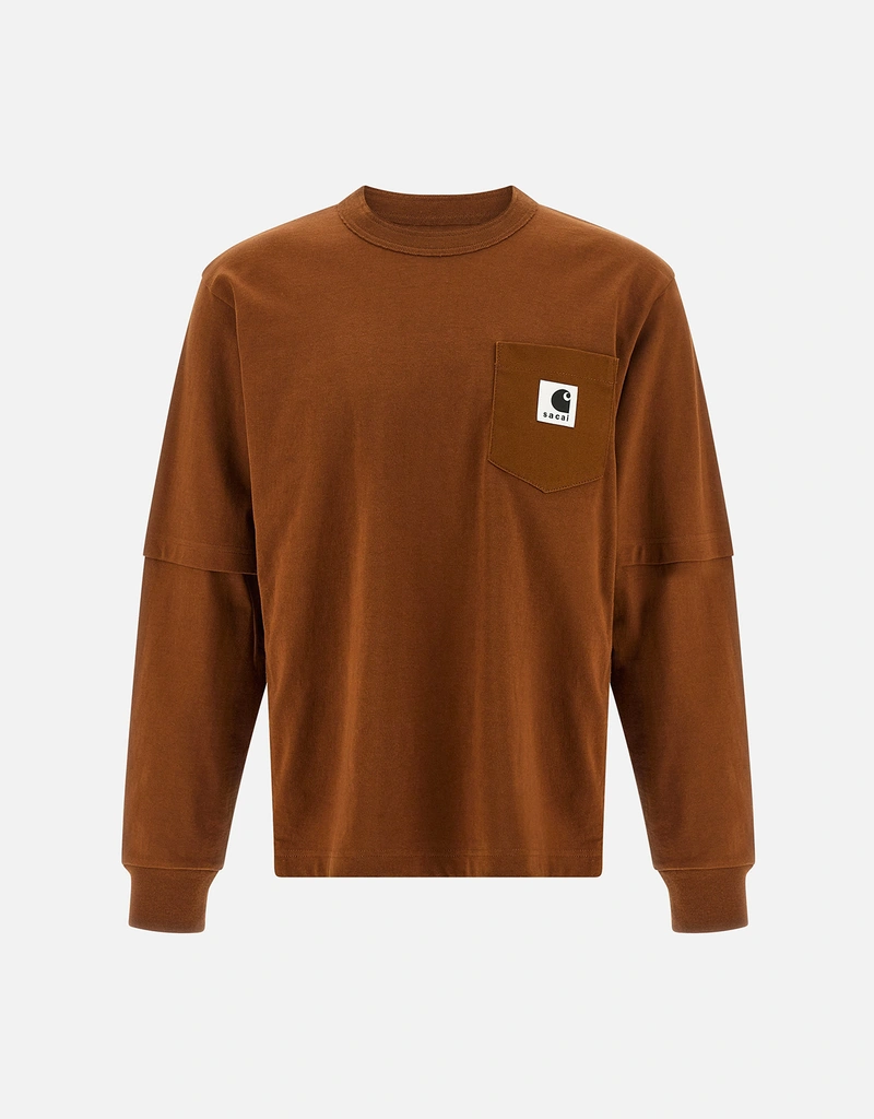 Sacai Tシャツ カプセル コットンポケットロゴパッチ (すべての新品