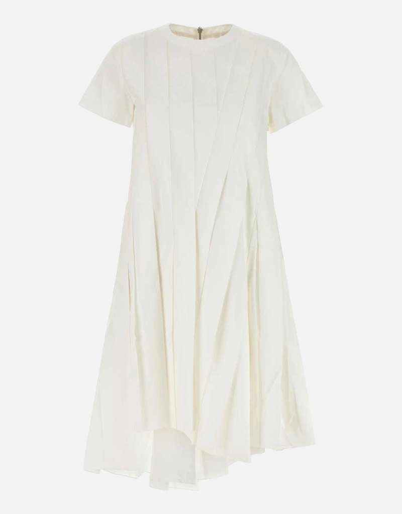 Sacai White Poplin Dress (All New In) IFCHIC.COM