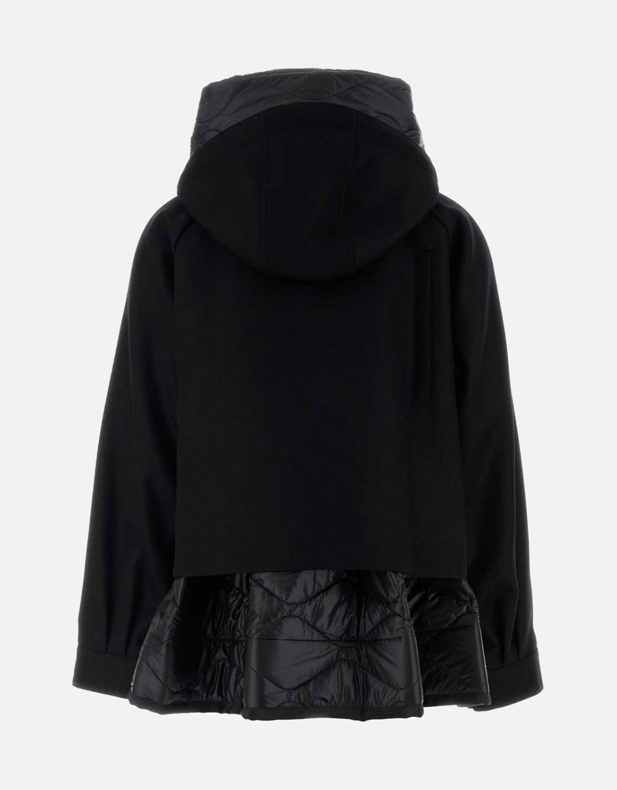 sacai グレー ボンバージャケット22 ナイロンツイルミックスケープ sacai(サカイ) キルティングジャンパー ジャケット・アウター