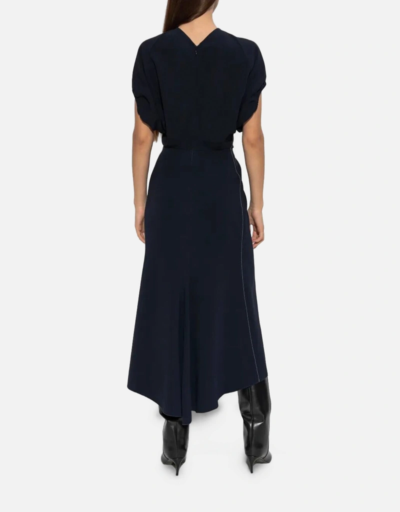 long sleeve off the shoulder midi dress Long Sleeve Off-shoulder Midi Dress | Butter Rib