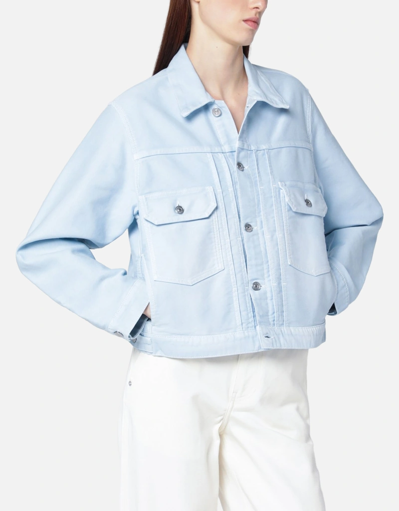 Victoria Beckham ライトブルーデニムジャケット (すべての新品