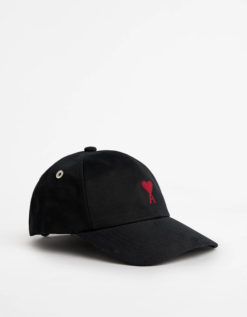 AMI Paris Unisex Ami de Coeur Cotton Cap (ぼうし,キャップ) IFCHIC.COM