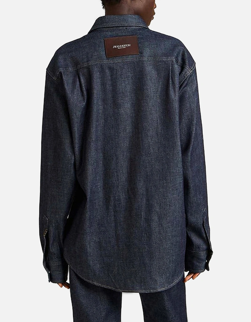JW Anderson オーバーサイズインディゴデニムシャツ (トップス) IFCHIC.COM