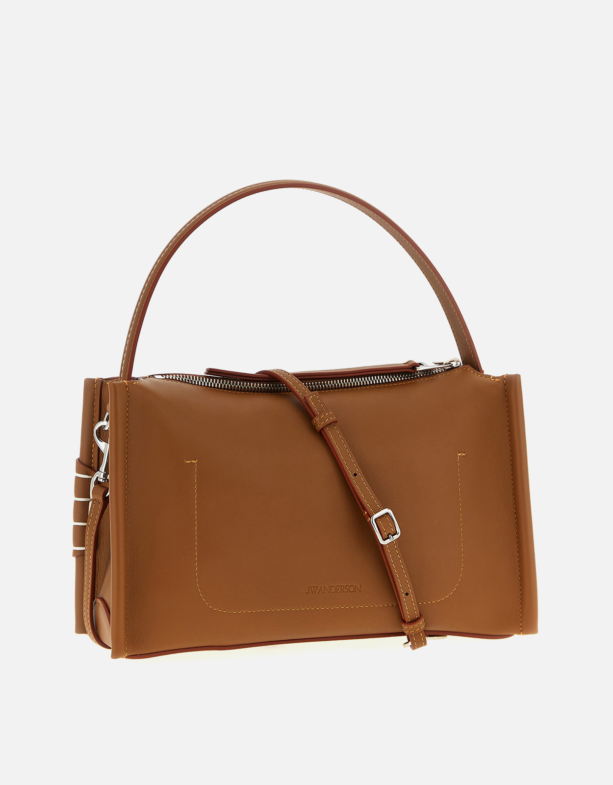 JW Anderson ユニセックスローファーカーフレザーショルダーバッグ