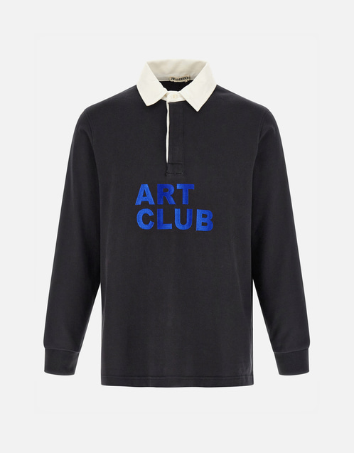 JW Anderson メンズ Art Club コットン ラグビー ポロシャツ (すべての