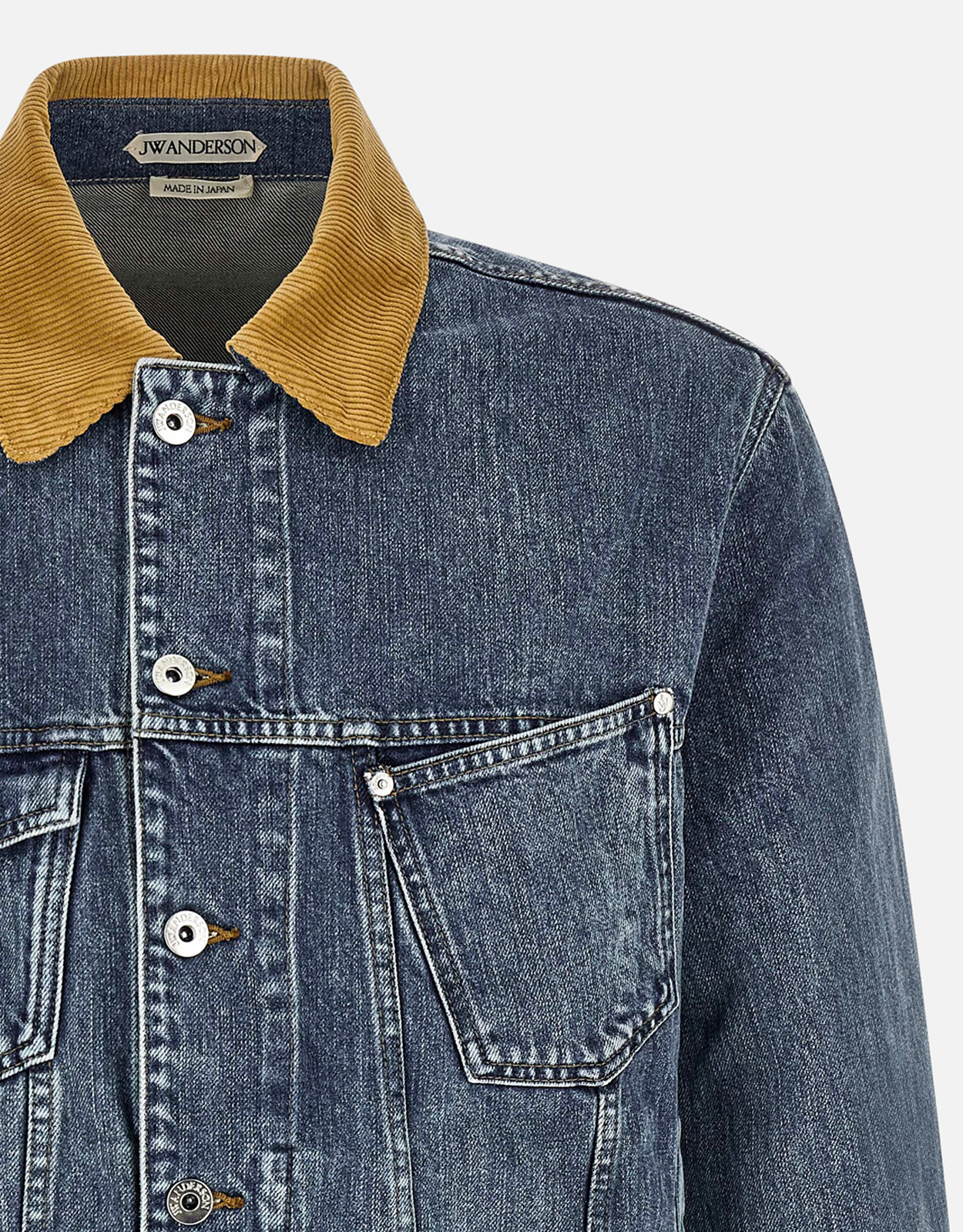 JW Anderson メンズ コーデュロイカラー デニムジャケット (すべての