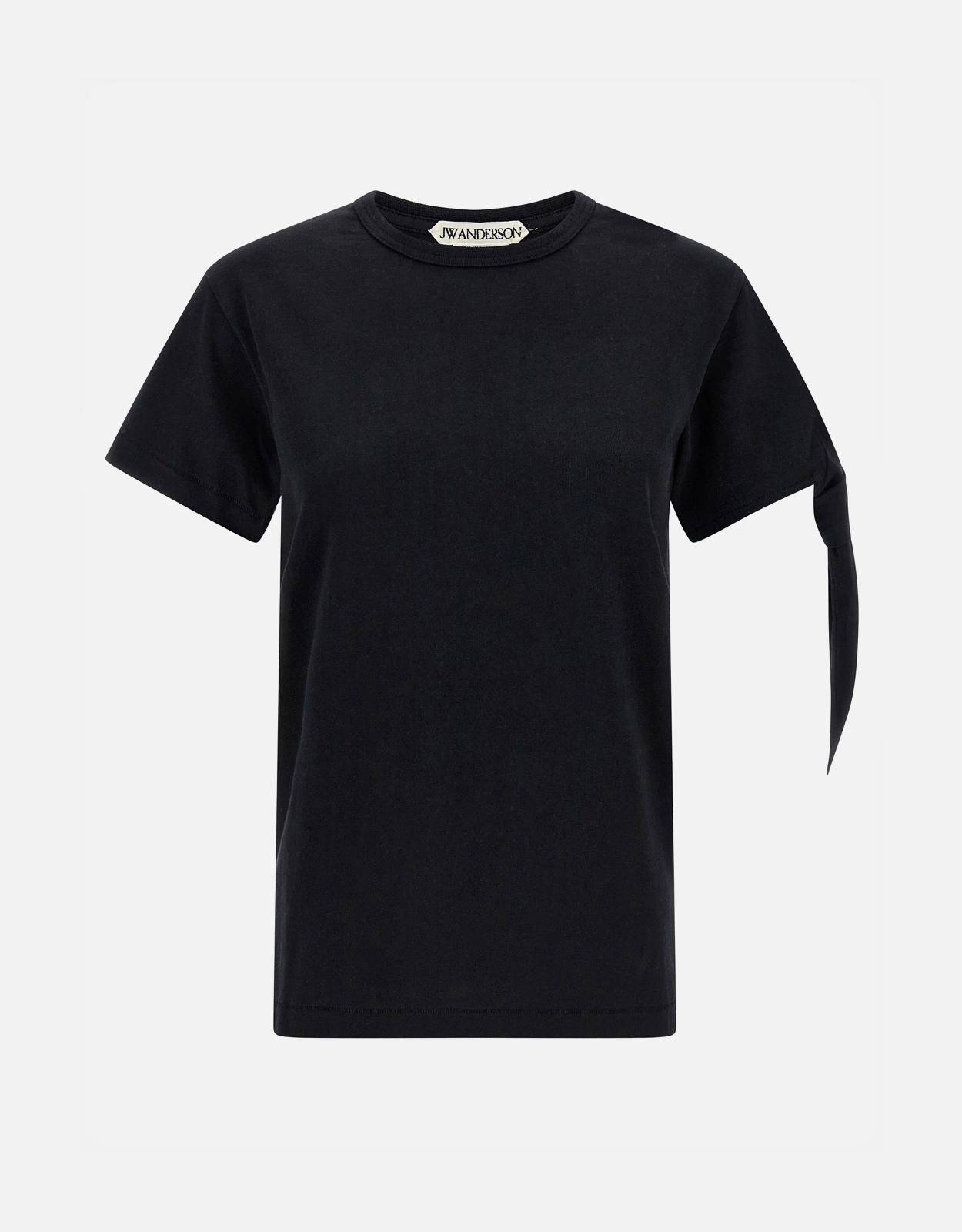 JW Anderson Knotted Sleeve Cotton Jersey Classic Fit T-Shirt - X
