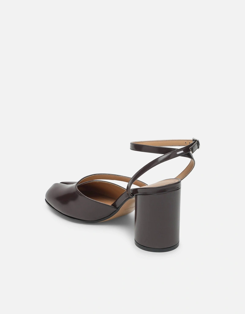 Maison Margiela タビ ブラッシュドカーフレザー 分割トゥ サンダル