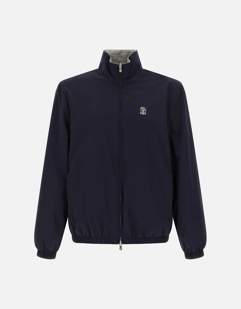 Brunello Cucinelli メンズリバーシブル通気性撥水ジャケット (すべて