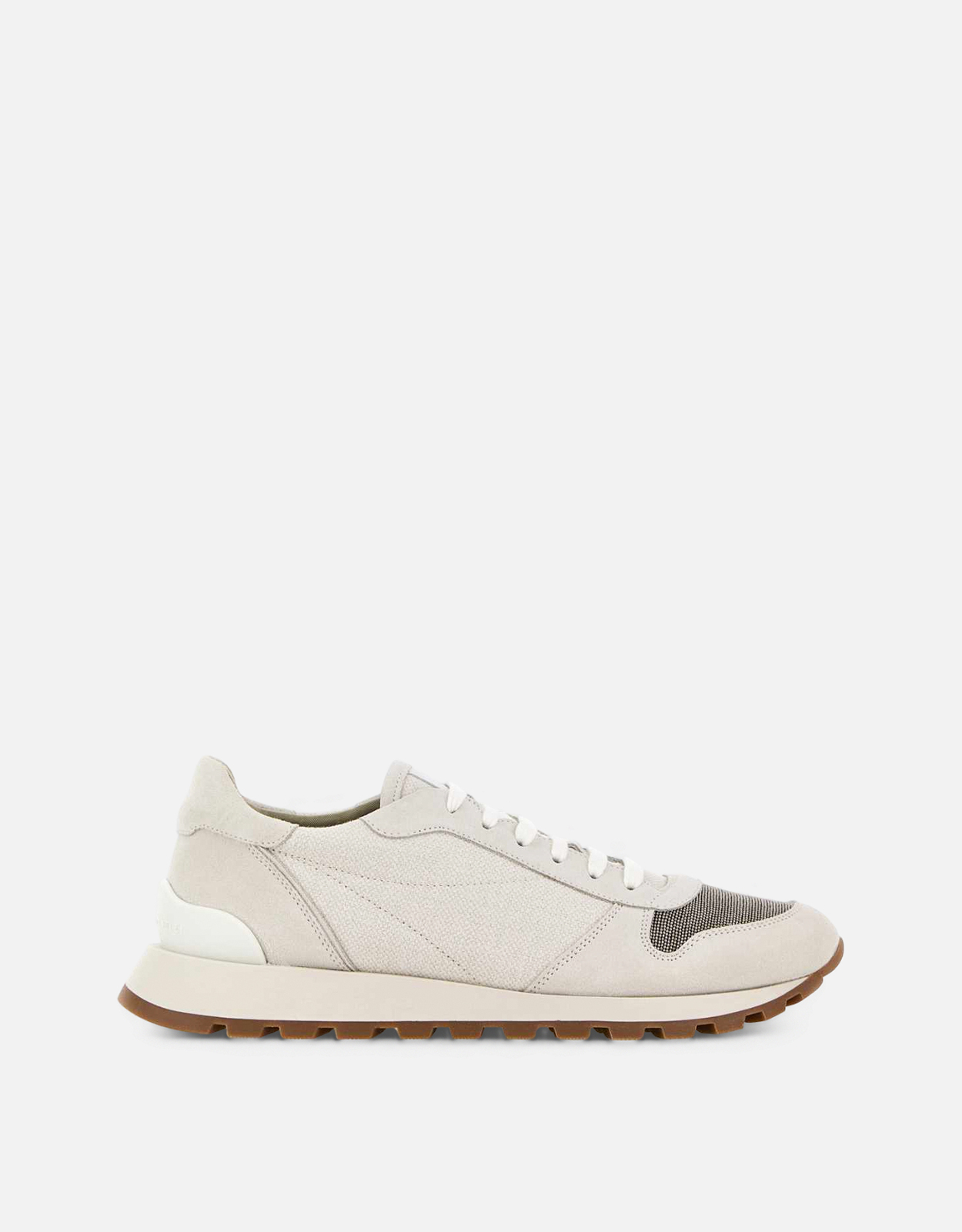 Brunello Cucinelli ライトグレー ファブリックスニーカー () IFCHIC.COM