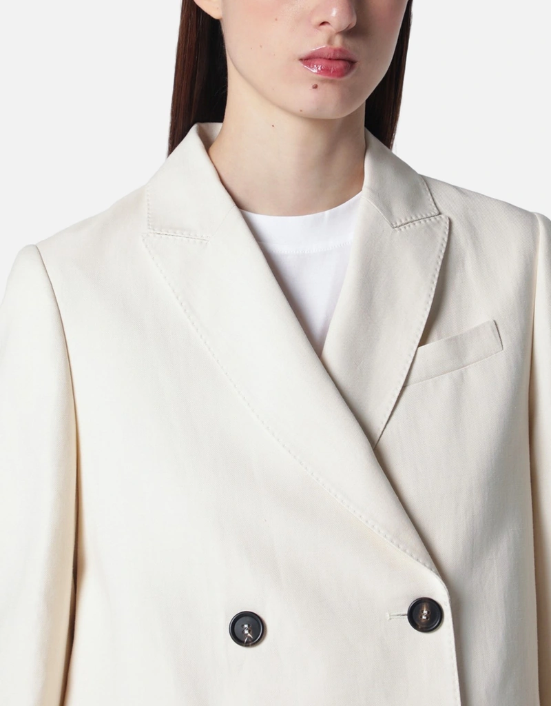 Brunello Cucinelli Linen Blazer Jacket (すべての新品) IFCHIC.COM