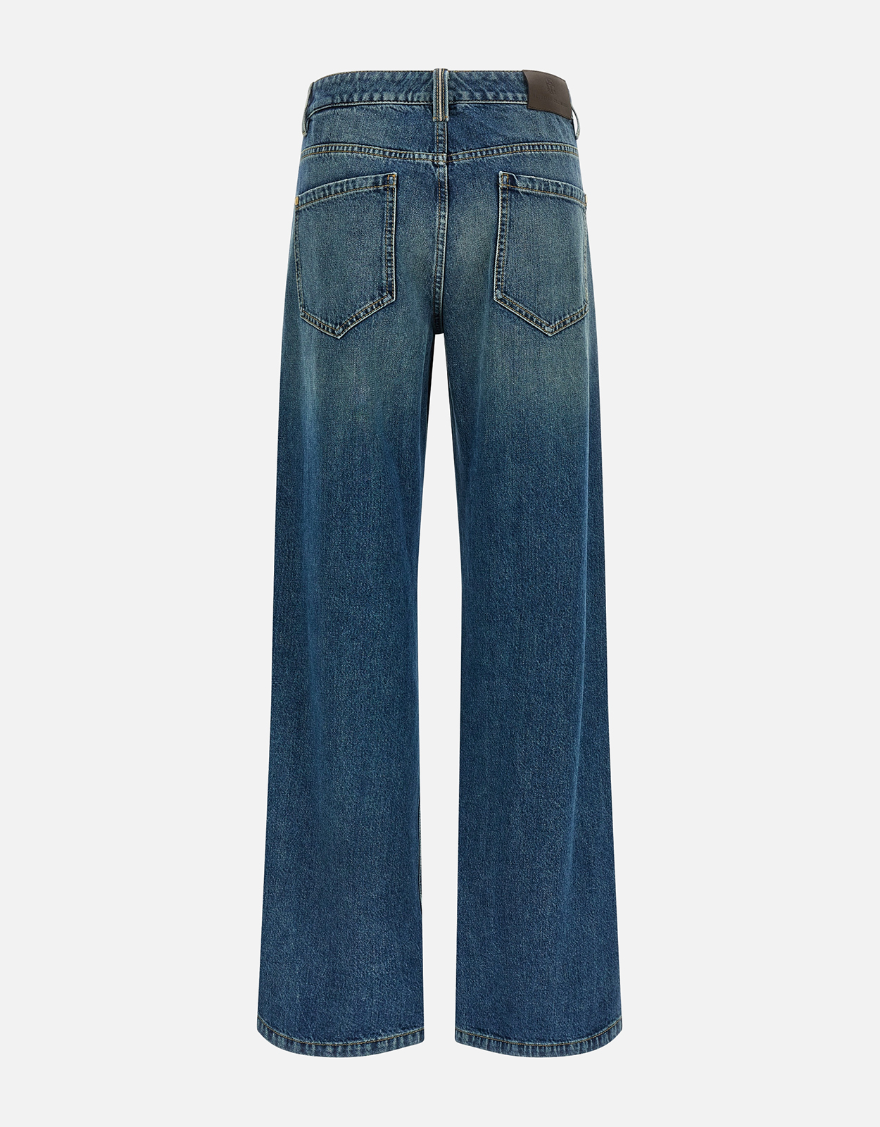 Brunello Cucinelli ストーンウォッシュデニムワイドストレート