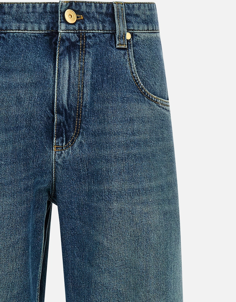 Brunello Cucinelli ストーンウォッシュデニムワイドストレート