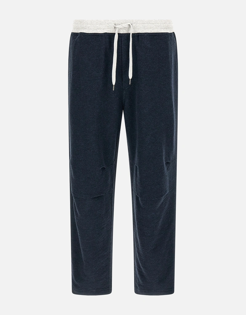 Brunello Cucinelli メンズリネンコットンジョガーパンツ (すべての