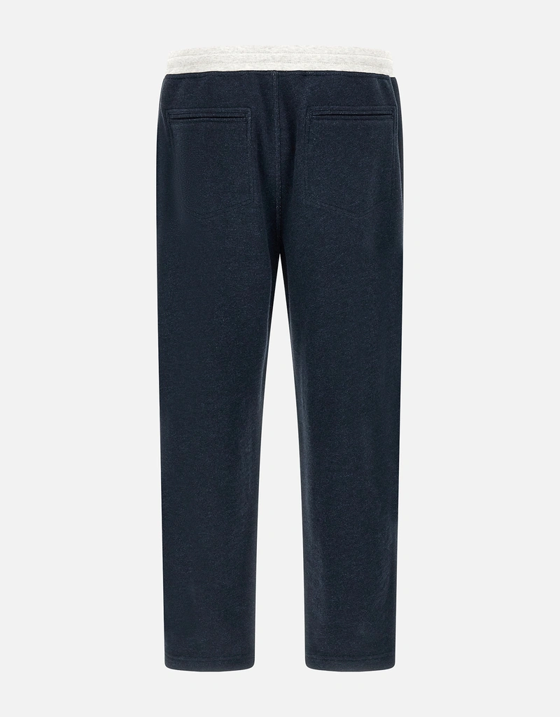 Brunello Cucinelli メンズリネンコットンジョガーパンツ (すべての