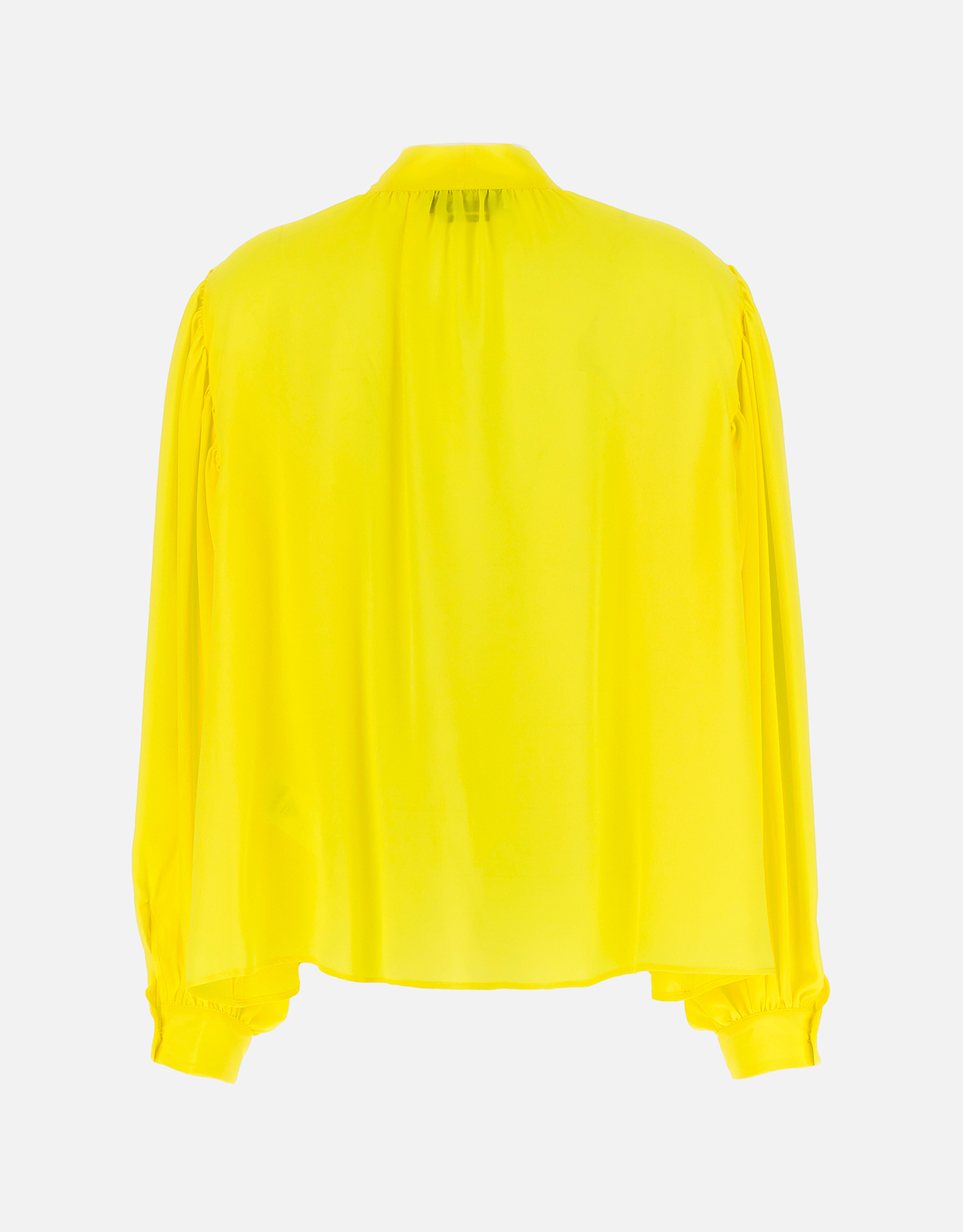 MSGM シルクブレンド ボウタイネック シャツ () IFCHIC.COM