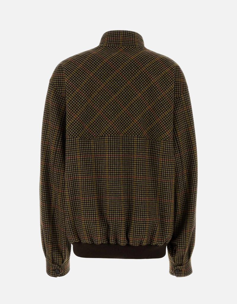 Miu Miu Houndstooth Check Virgin Wool Blouson Jackets (All New In