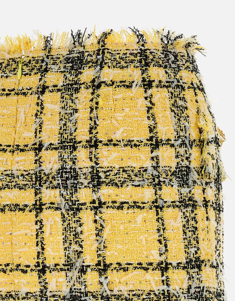 Balmain グリッターツイードミニスカート (すべての新品) IFCHIC.COM