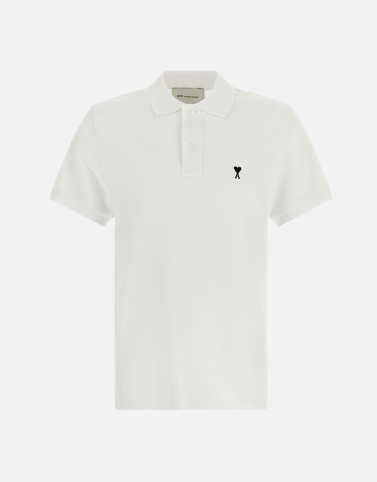 AMI Paris メンズAmi De Coeurコットンショートスリーブポロシャツ