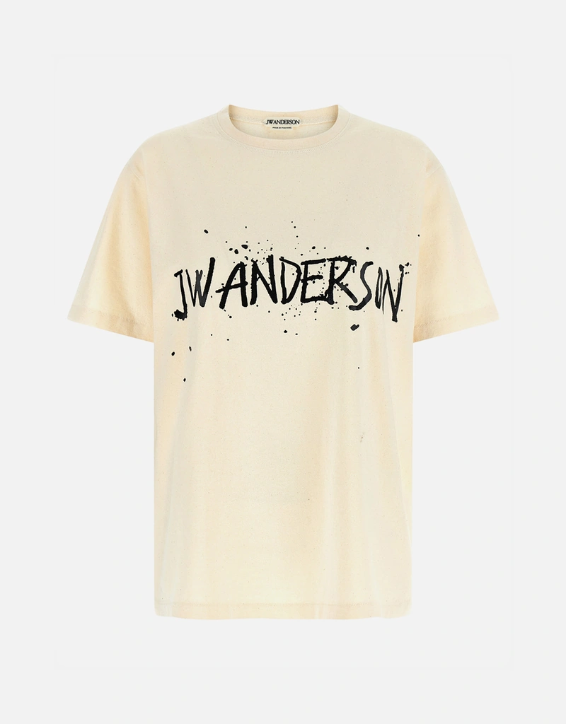 2022新品　JW Anderson エレファント  コットン　Tシャツ JW Anderson cotton t-shirt Best In Show Back Print T-Shirt white