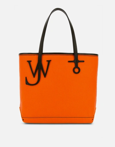 JW Anderson ユニセックスアンカースモールキャンバスレザートート