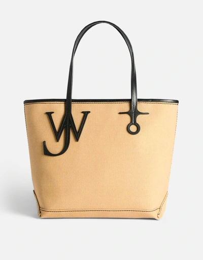 JW Anderson ユニセックスアンカースモールキャンバスレザートート