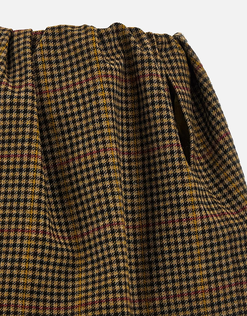 Miu Miu ハウンドトゥースバージンウールミニスカート (すべての新品