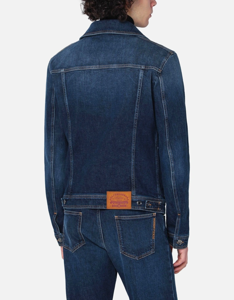 Dolce & Gabbana メンズブルーデニムジャケット (すべての新品) IFCHIC.COM