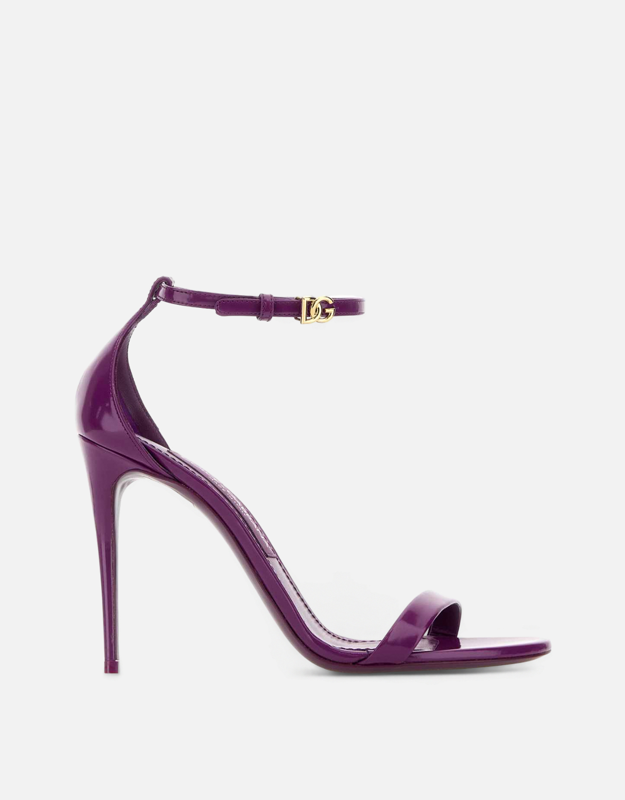 Dolce & Gabbana パープルカーフレザーサンダル () IFCHIC.COM